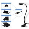 LED 3W Reading Light Clip Lamp Flexible Gooseneck Table Desk Workshop Eye Protection USB Powered Work Spotlight