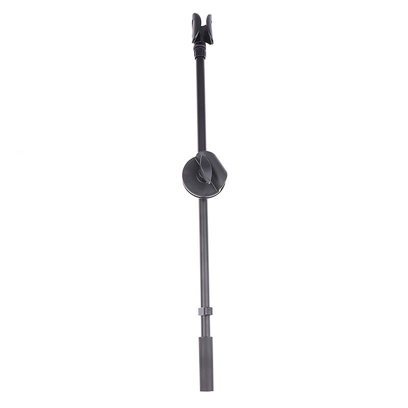 55Cm Microphone Crossbar Stand Rotating Microphone Stand Screw Boom Arms Mic Clip Phone Holder Extension Bracket