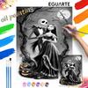 Digital Oil Painting Nightmare Before Christmas Diy Coloring Handpainted Filling Home Decoration Gift for Couple Wall Art Decor