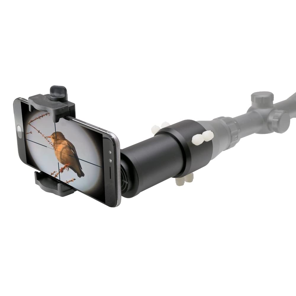 ANQILAFU Rifle Scope Mount Camera Adapter - Smartphone Camera Adapter for Hunting Training