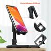 Foldable Tablet Mobile Phone Desktop Phone Stand For Desk Adjustable Bracket