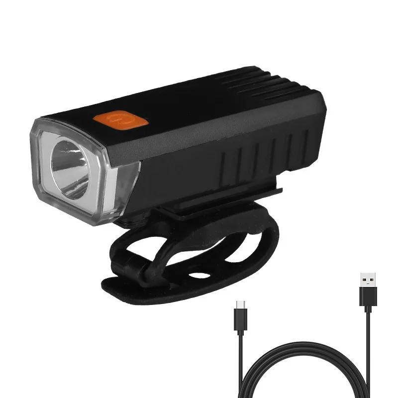 

Велосипедный передний фонарь задний фонарь USB перезаряжаемый светодиодный водонепроницаемый уличный горный велосипедный фонарь звонок фара велосипедные аксессуары 100-300 Lumen& 1000 Mah чёрный