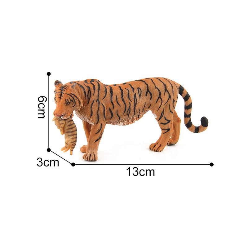 Tiger Amur Animal Figurine With Detailed Craftsmanship For Kids Toys Educational