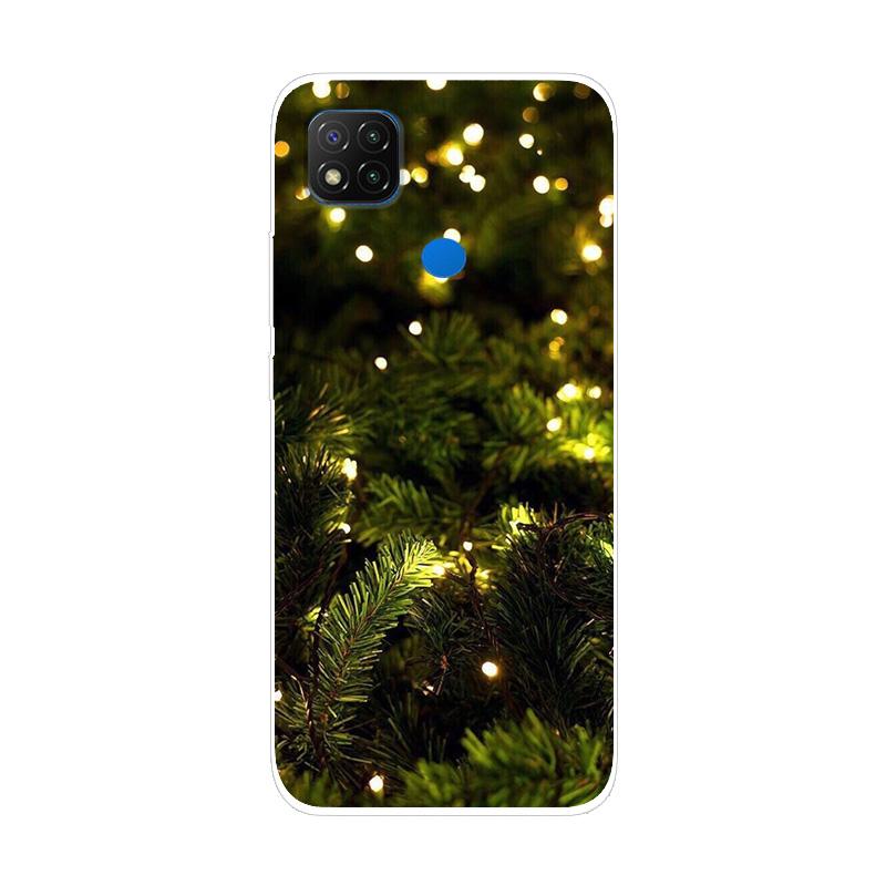 Soft Silicone Case For Xiaomi Redmi 9C NFC Case Soft TPU Christmas Phone Case For Xiaomi Redmi 10C 9C Case Redmi 9 C NFC Cover