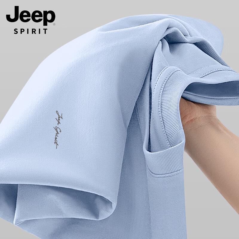 JEEP SPIRIT Men s Loose Fit Combed Cotton Graphic T-Shirt 3XL