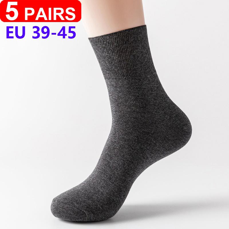5 Pairs/pack Plus Size Prevent Varicose Veins Socks Women Diabetics Patients Cotton Loose Mouth Sock Men Women Comfortable Meias
