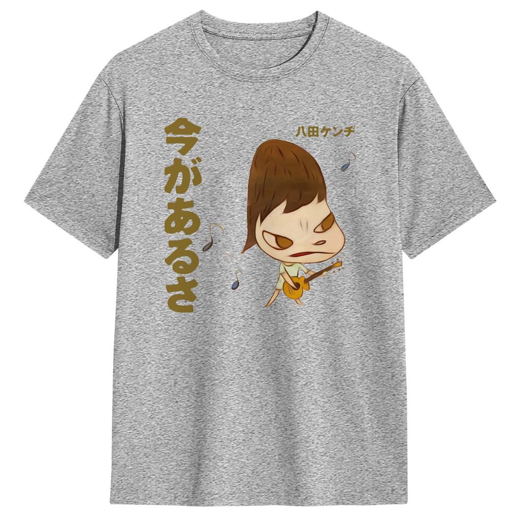 Yoshitomos Nara TShirts Unisex Women Novelty Pure Cotton Tee Shirt Crewneck Short Sleeve T Shirts Plus Size Clothes