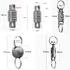 Portable Brass Keychain Ultra-light Car Key Ring New Titanium Alloy Keychain  Outdoor Small Tool