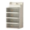 High-Capacity Cosmetic Storage Box: Dustproof Makeup and Skincare Organizer for Dormitory Dressing Table