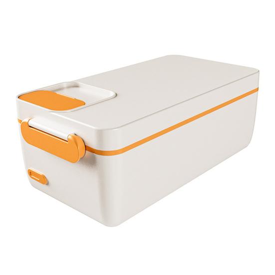 Electric Heated Lunch Box Cordless Insulated Lunch Container Rechargeable Portable Bento Box 1L Stainless Steel Container Leak Proof Food белый 6090₽