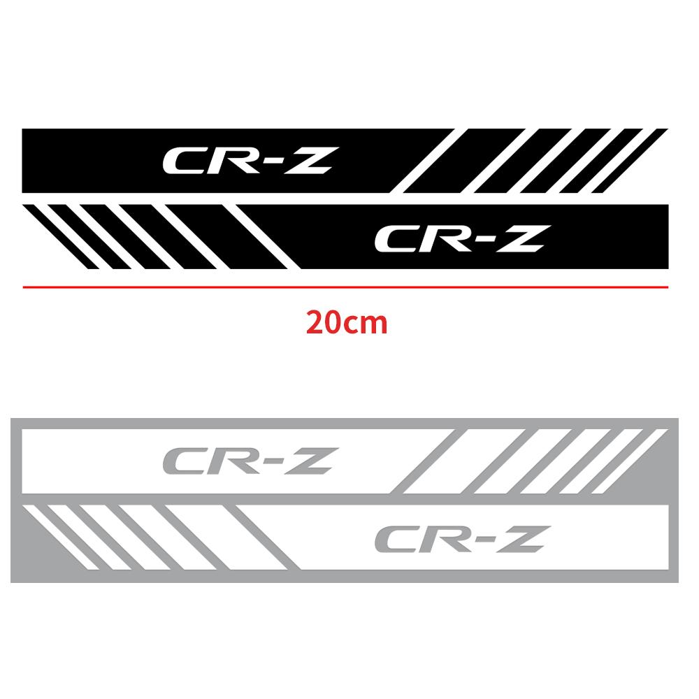 Car Styling 2Pcs Rearview Mirror Decal Stickers For Honda Mugen Accord Civic Vezel Jazz City HRV Auto Decoration Accessories RF6