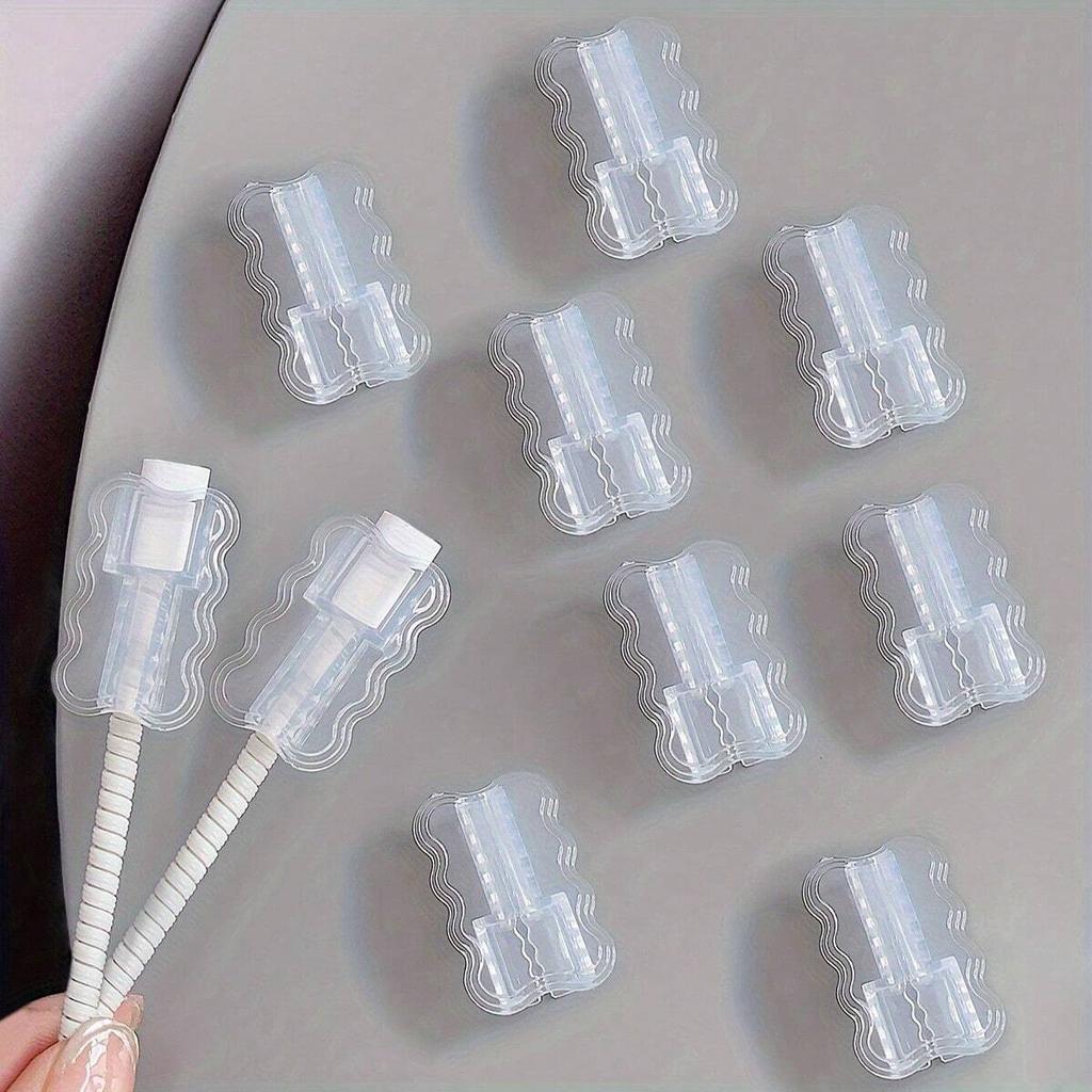 5/10/20/30Pcs Data Cable Protector Sleeves Transparent Anti-Breakage Cord Saver Flexible Cord Management Cover for Android iPhon