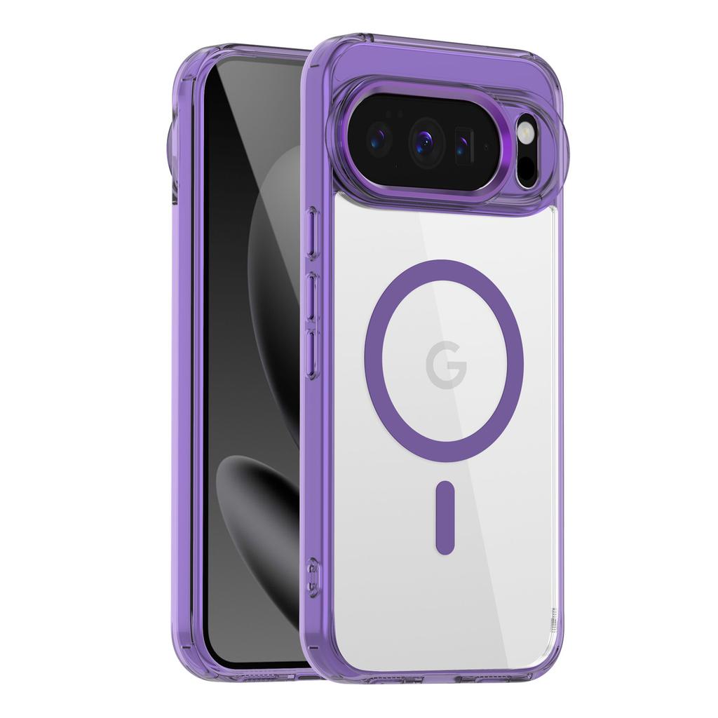Applicable to Google Pixel10Pro ice color magnetic mobile phone case Pixel10 transparent anti-drop Pixel9A protective case
