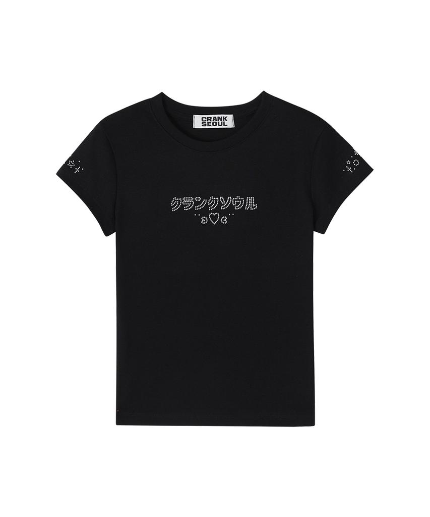 CRANK Lettering Hotfix Top_Black