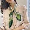 VICTORIA&VERA Spring/Summer Floral Print Mulberry Silk Scarf