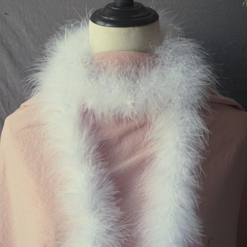 Encryption Thickened Full Plush Feather Strips Turkey Top Hair Accessories Diy Christmas Decoration Stage Performance Costume Accessories