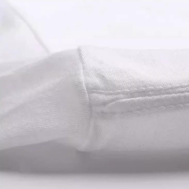 Couples Cotton T-Shirt Short Sleeve Black White Tops Breathable Comfortable Soft Casual Sport Tees