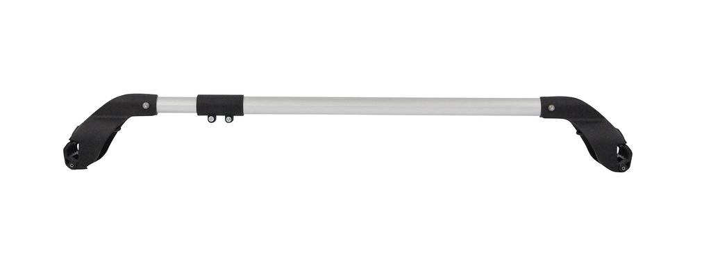 Terzo (by PIAA) Smart Bar, Basic Type, Black x Silver, with Hand Grip Mount, 1-Piece Indoor Car Carrier Bar for EA600HG