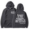 J Cole Dreamville Love Yourz Lyrics Print Hooded Vintage Fashion Sweatshirt Men Women Oversized Loose Hoodie Harajuku Streetwear