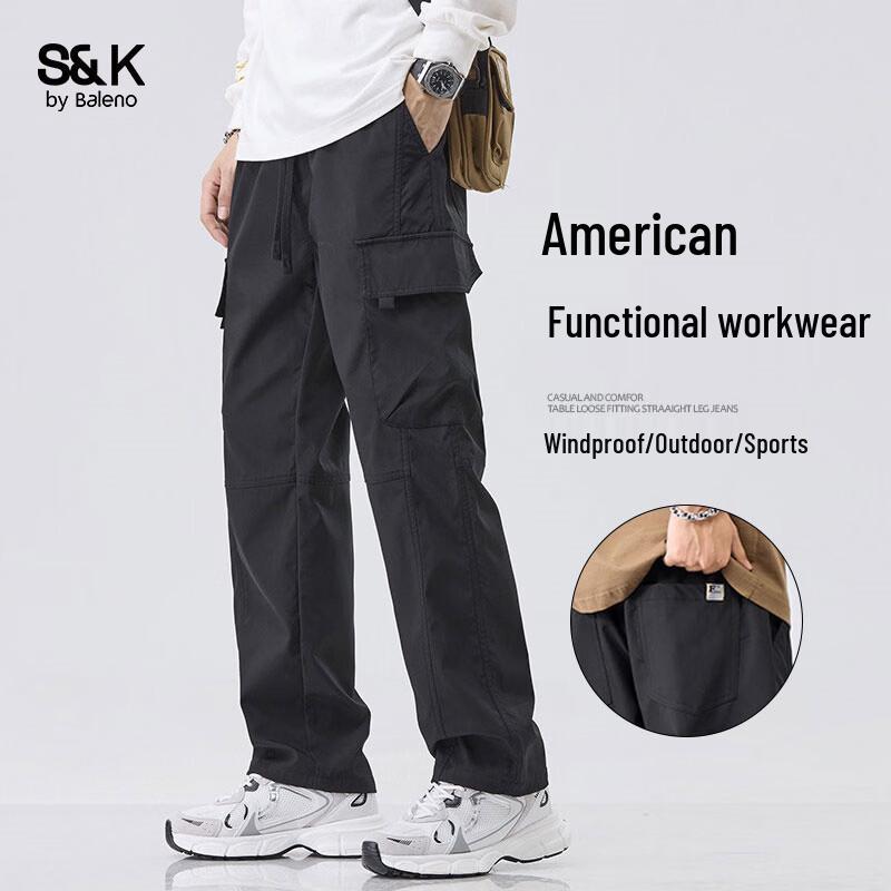 Baleno S&K Men s Straight-Leg Cargo Pants 3XL