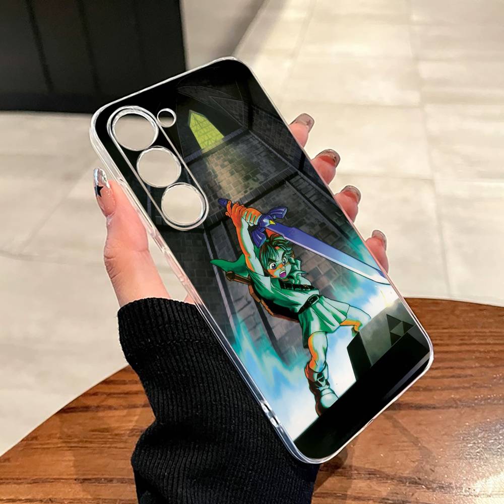 The Lege-nd of Z-Zelda  Phone Case For SamsungA10,12,20,21S,30,31,40,50,51,52,70,71 Transparent Cover