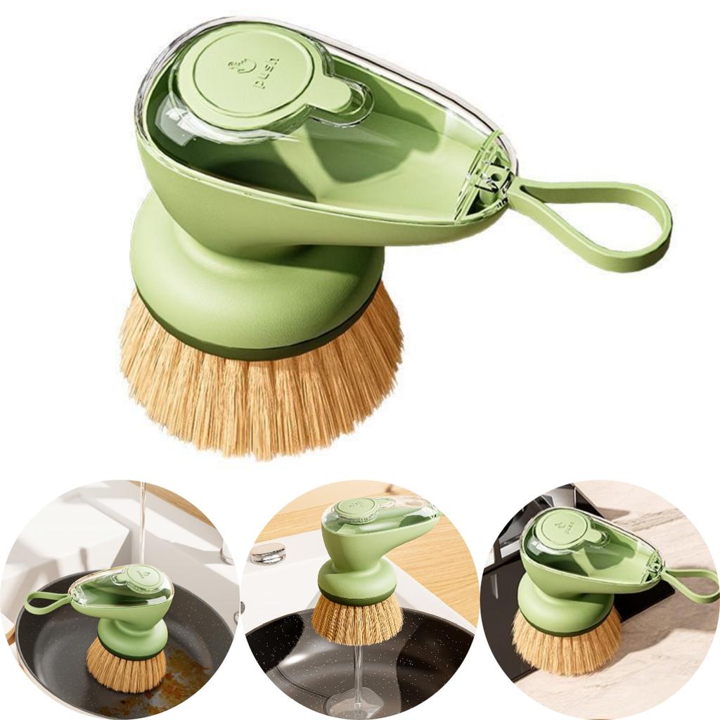 Kitchen Cleaning Brush Soap Dispensing Brush Hassle-free Storage