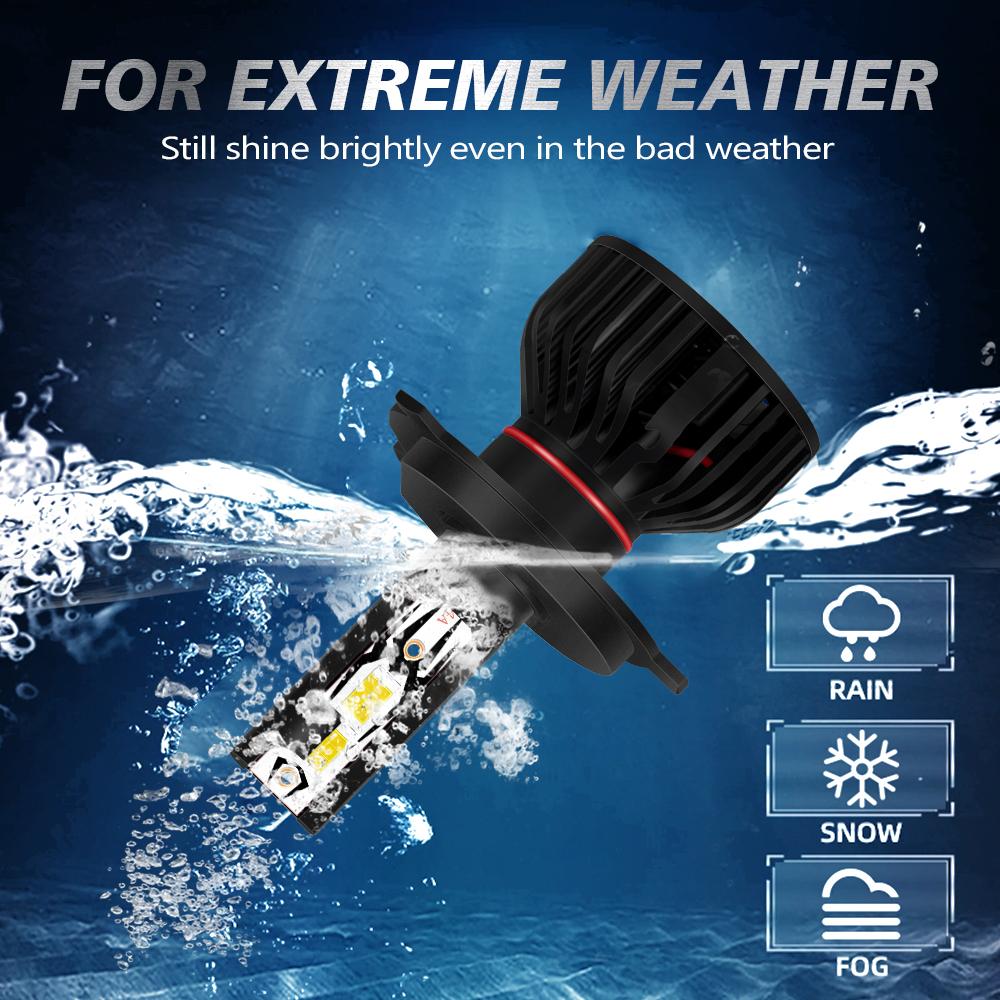 H7 High low beam TOP Best LED Auto Bulbs Canbus Led Headlight CSP 3570 chips 6000K Car Headlight High Power 150W 12V Bulbs