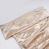 Prom Dress for Women Off Shoulder Satin Evening Party Formal Gown High Slit Cocktail Wedding Guest Maxi Dress