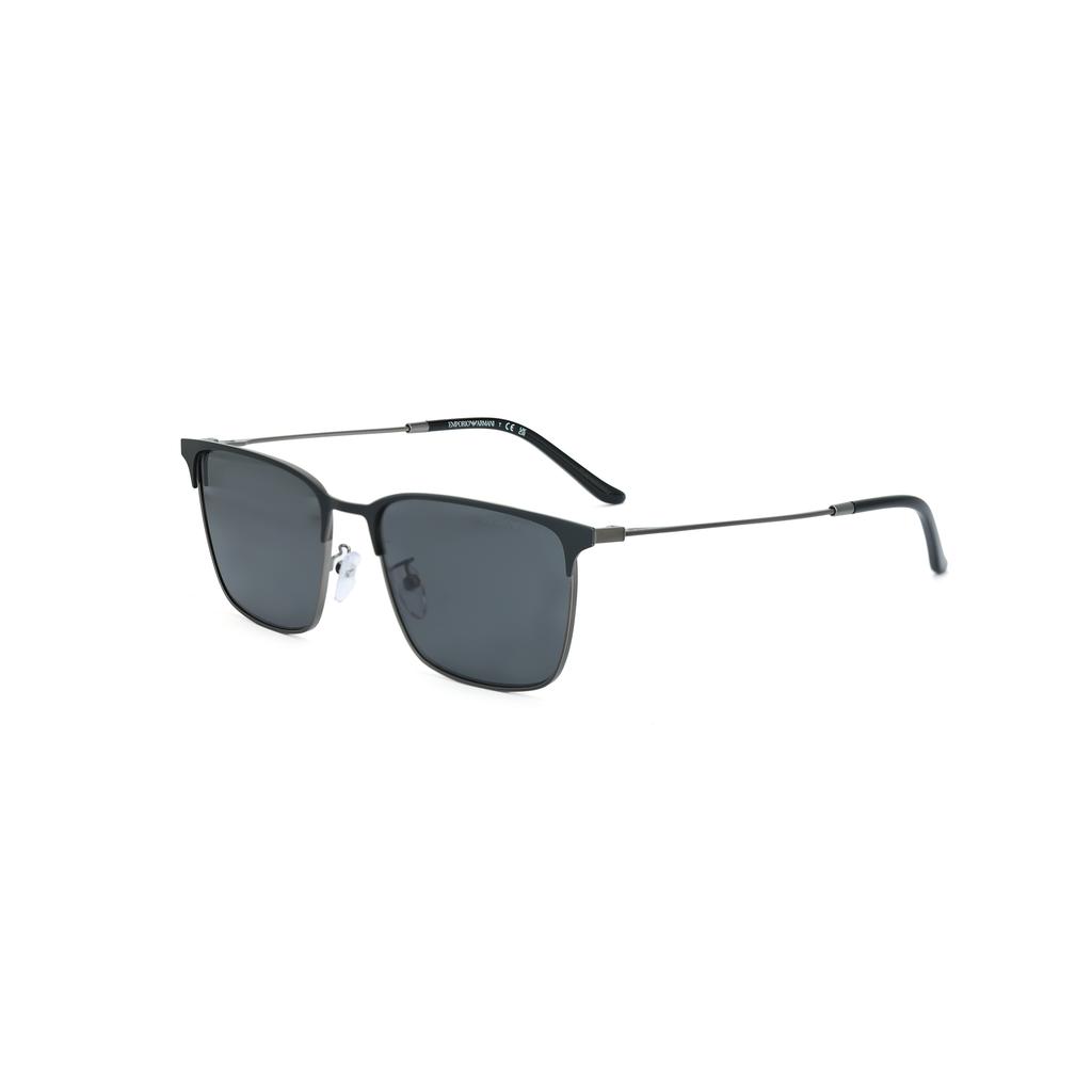 Emporio Armani Full Frame Design Metal Square Sunglasses Men sunglasses Silver EA2164D-30018757