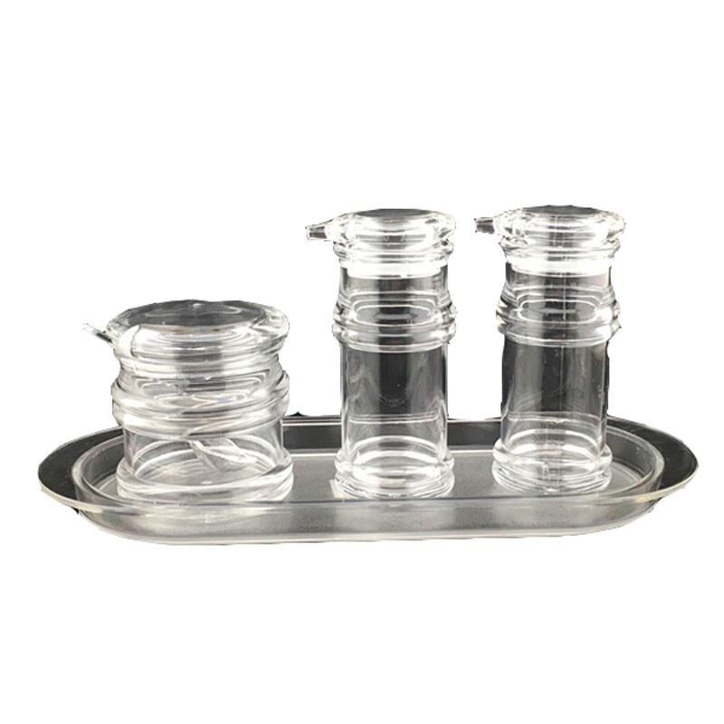Homeglen Medium Seasoning Dispenser Set with Tray
