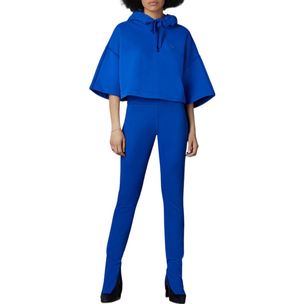 adidas Felpa corta con cappuccio Originals X Versione Blu Felpe da donna HK7235