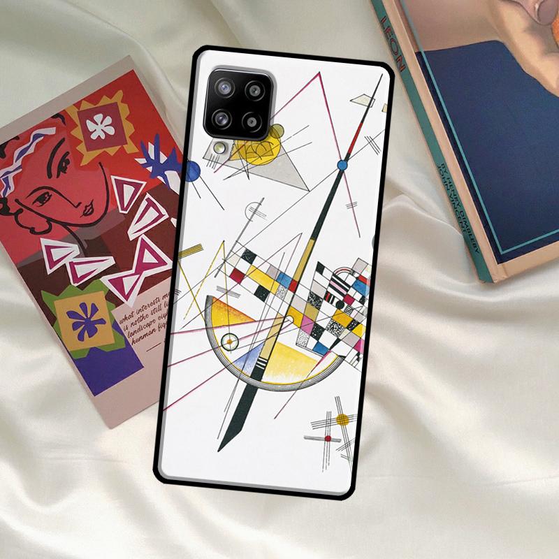Wassily Kandinsky Abstract Artistic Case For Samsung Galaxy A06 A16 A56 A36 A26 A54 A34 A14 A52 A32 A12 A13 A33 A53 A15 A35 A55