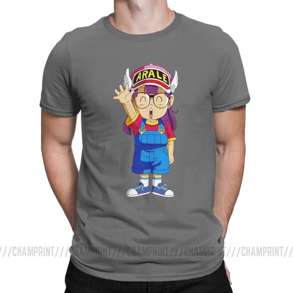 Dr Slump Men T Shirt Arale Funny 100 Cotton Short Sleeve Tees O Neck T Shirt