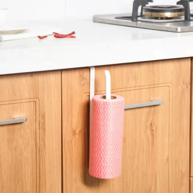 Kitchen Non Punching Roll Paper Rack, Tissue Rack, Cabinet Paper Napkin Rack, Hanging Rack, Cling Film Storage Rack