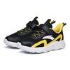 Anta Mesh Velcro Running Shoes Kids Sneakers Black Yellow White A312135568-3