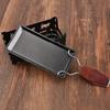 1 Set Non-Stick Mini Raclette Set Foldable Handle Metal Barbecue Home Cheese Raclette Grill Plate Grilling Tool