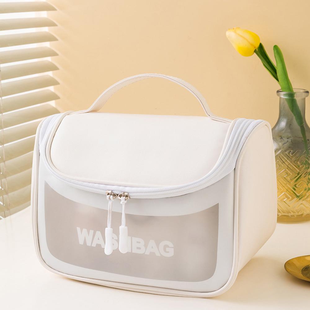 

Swimming Bag Transparent Wash Bag Cosmetic Bag Large Capacity For Makeup Brush Storage Outdoor Travel Home Storage
