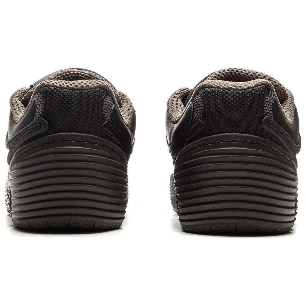 Li Ning Tian Jiao Comfortable Fashion Slip Resistant Shock Absorbing Low Top Skate Shoes Unisex Skate Shoes Black Gray AEPV003-2