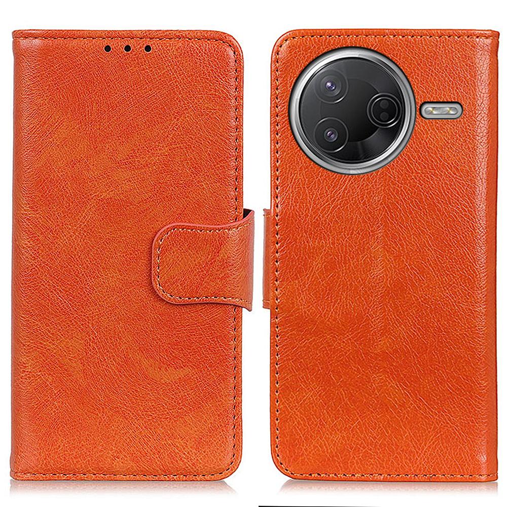 Wallet Case For Xiaomi Poco F7 Pro 5G/Redmi K80 5G/F7 Ultra 5G/Redmi K80 Pro 5G Nappa Texture Split Leather Phone Cover
