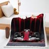 Blanket 2D Digital Printing Lamb Fleece Crystal Fleece Construction Car Racing Game Blanket Blanket
