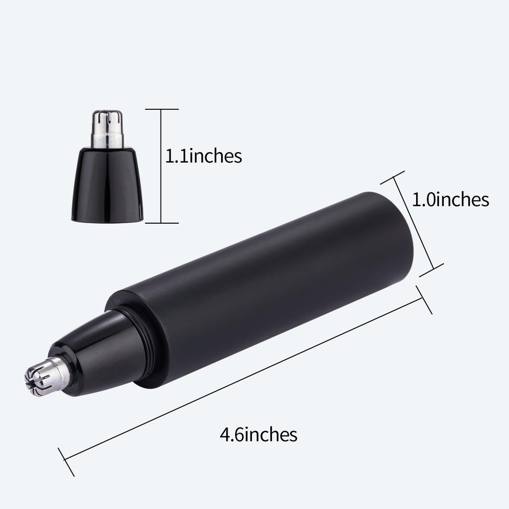 C&C Wireless Rechargeable Waterproof Personal Nose Hair Trimmer Electric Portable Skinsafe Painless Nose Ear Hair Trimmer