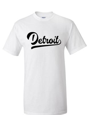 Detroit Script Tail T-Shirt All Star Sportteam Trikot-Tee Alle Größen & Farben