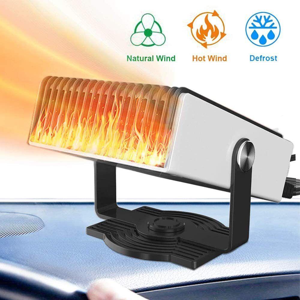 12/24V 150W Car Heater Potable Auto Heater Defroster Electric Fan High Power Dryer Heating Cooling Windscreen Defogging Defrost
