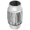 Durable Stainless Steel SS Double Braided Flex Pipe Exhaust Adaptor Piping 1.5" X 4