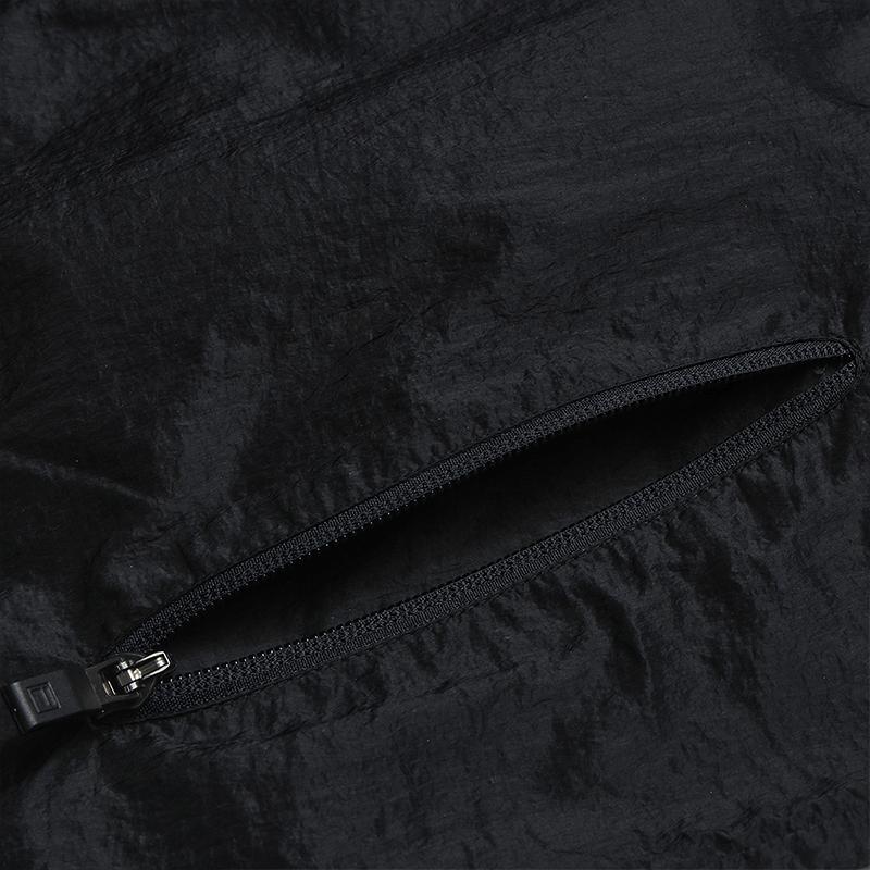 Fila White Minimalist Classic Casual Sports Versatile Hooded Woven Jacket Men Jacket Deep-Black F61M613701FBK