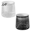 Decorative Aesthetic Flower Pots Self‑Watering Planter Pot Thick Transparent Embossed Desktop Vessels Indoor for Hydroponic Houseplants Succulents