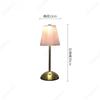 Creative LED Pleated Fabric Lampshade Bedroom Bedside Lamp USB Charging Model Touch Night Light Living Room Small Table Lamp