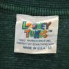 Looney Tunes 90s Made In USA Old Border Print Short Sleeve T-shirt M Men's Used
