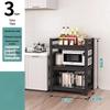 Movable Kitchen Storage Rack