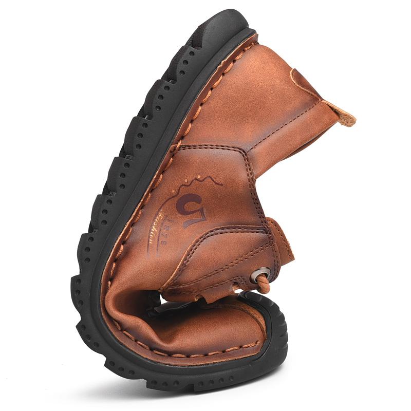 Handgemachte Retro Kuh Leder Schuhe Männer Wohnungen Mode Casual Schuhe Männer Loafer Mokassins Männer Schuhe Leder